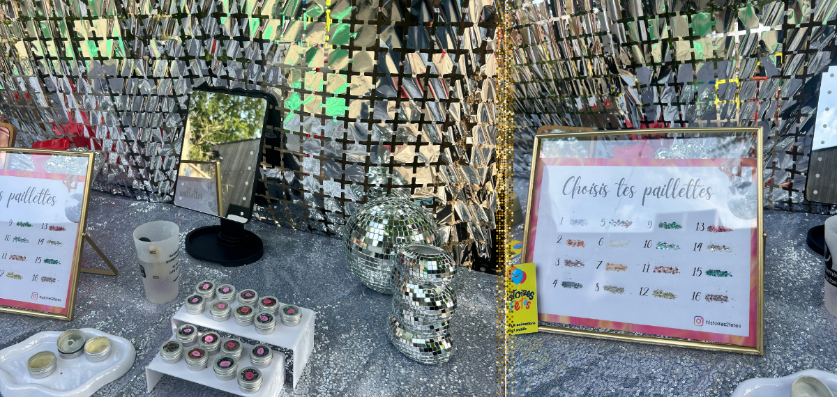 bar paillettes